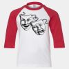 Youth Three Quarter Sleeve Baseball T-Shirt Thumbnail