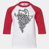 Youth Three Quarter Sleeve Baseball T-Shirt Thumbnail