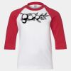 Youth Three Quarter Sleeve Baseball T-Shirt Thumbnail