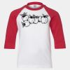 Youth Three Quarter Sleeve Baseball T-Shirt Thumbnail