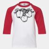 Youth Three Quarter Sleeve Baseball T-Shirt Thumbnail