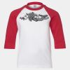 Youth Three Quarter Sleeve Baseball T-Shirt Thumbnail