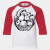 Youth Three Quarter Sleeve Baseball T-Shirt Thumbnail