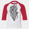 Youth Three Quarter Sleeve Baseball T-Shirt Thumbnail
