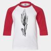 Youth Three Quarter Sleeve Baseball T-Shirt Thumbnail