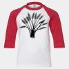 Youth Three Quarter Sleeve Baseball T-Shirt Thumbnail