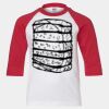 Youth Three Quarter Sleeve Baseball T-Shirt Thumbnail