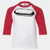 Youth Three Quarter Sleeve Baseball T-Shirt Thumbnail
