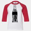 Youth Three Quarter Sleeve Baseball T-Shirt Thumbnail