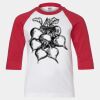 Youth Three Quarter Sleeve Baseball T-Shirt Thumbnail