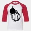 Youth Three Quarter Sleeve Baseball T-Shirt Thumbnail