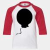 Youth Three Quarter Sleeve Baseball T-Shirt Thumbnail