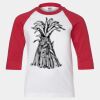 Youth Three Quarter Sleeve Baseball T-Shirt Thumbnail