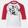 Youth Three Quarter Sleeve Baseball T-Shirt Thumbnail