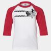 Youth Three Quarter Sleeve Baseball T-Shirt Thumbnail