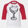 Youth Three Quarter Sleeve Baseball T-Shirt Thumbnail