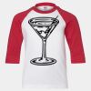 Youth Three Quarter Sleeve Baseball T-Shirt Thumbnail