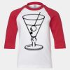 Youth Three Quarter Sleeve Baseball T-Shirt Thumbnail
