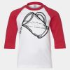 Youth Three Quarter Sleeve Baseball T-Shirt Thumbnail