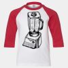 Youth Three Quarter Sleeve Baseball T-Shirt Thumbnail