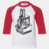 Youth Three Quarter Sleeve Baseball T-Shirt Thumbnail