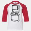 Youth Three Quarter Sleeve Baseball T-Shirt Thumbnail