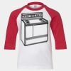 Youth Three Quarter Sleeve Baseball T-Shirt Thumbnail