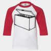 Youth Three Quarter Sleeve Baseball T-Shirt Thumbnail