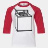 Youth Three Quarter Sleeve Baseball T-Shirt Thumbnail