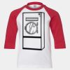 Youth Three Quarter Sleeve Baseball T-Shirt Thumbnail