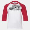 Youth Three Quarter Sleeve Baseball T-Shirt Thumbnail