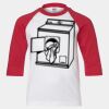 Youth Three Quarter Sleeve Baseball T-Shirt Thumbnail
