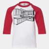 Youth Three Quarter Sleeve Baseball T-Shirt Thumbnail