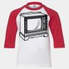 Youth Three Quarter Sleeve Baseball T-Shirt Thumbnail