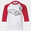 Youth Three Quarter Sleeve Baseball T-Shirt Thumbnail