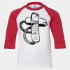Youth Three Quarter Sleeve Baseball T-Shirt Thumbnail