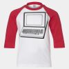 Youth Three Quarter Sleeve Baseball T-Shirt Thumbnail