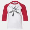 Youth Three Quarter Sleeve Baseball T-Shirt Thumbnail