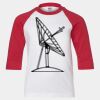 Youth Three Quarter Sleeve Baseball T-Shirt Thumbnail