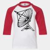 Youth Three Quarter Sleeve Baseball T-Shirt Thumbnail