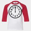 Youth Three Quarter Sleeve Baseball T-Shirt Thumbnail