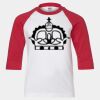 Youth Three Quarter Sleeve Baseball T-Shirt Thumbnail