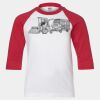 Youth Three Quarter Sleeve Baseball T-Shirt Thumbnail