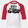 Youth Three Quarter Sleeve Baseball T-Shirt Thumbnail