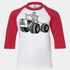 Youth Three Quarter Sleeve Baseball T-Shirt Thumbnail