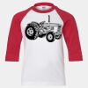 Youth Three Quarter Sleeve Baseball T-Shirt Thumbnail