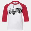 Youth Three Quarter Sleeve Baseball T-Shirt Thumbnail