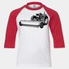 Youth Three Quarter Sleeve Baseball T-Shirt Thumbnail