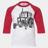 Youth Three Quarter Sleeve Baseball T-Shirt Thumbnail