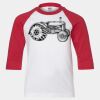Youth Three Quarter Sleeve Baseball T-Shirt Thumbnail